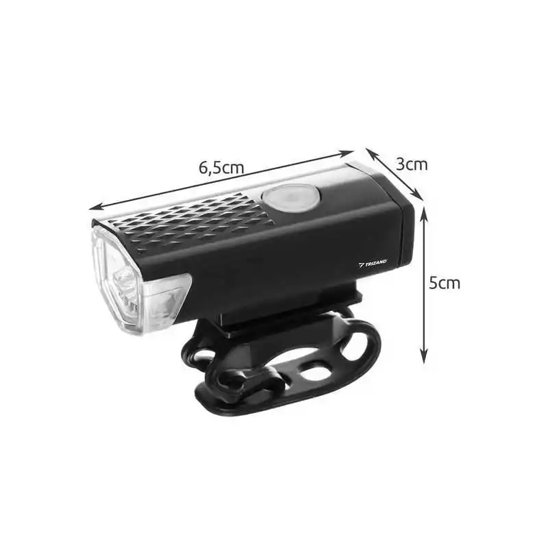 Luce per bicicletta a led usb + luce posteriore