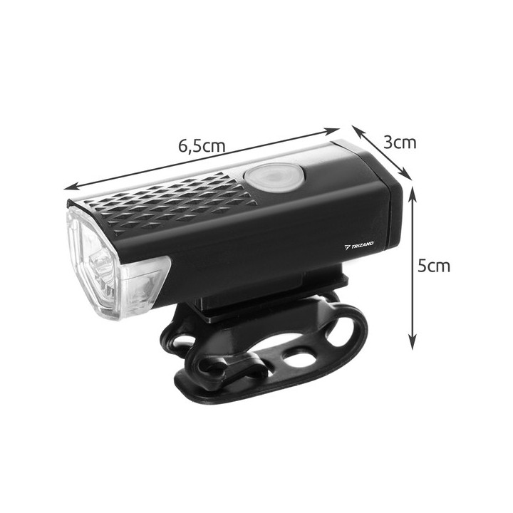 Luce per bicicletta a led usb + luce posteriore