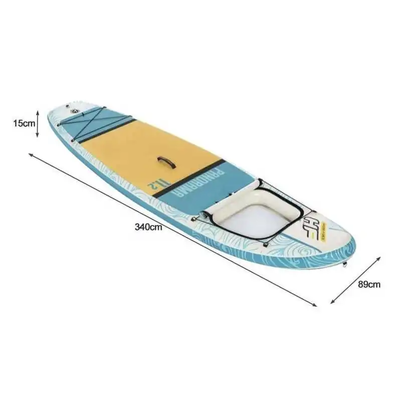 Paddle board sup pannello trasparente bestway 65363 340cm hydro-force panorama