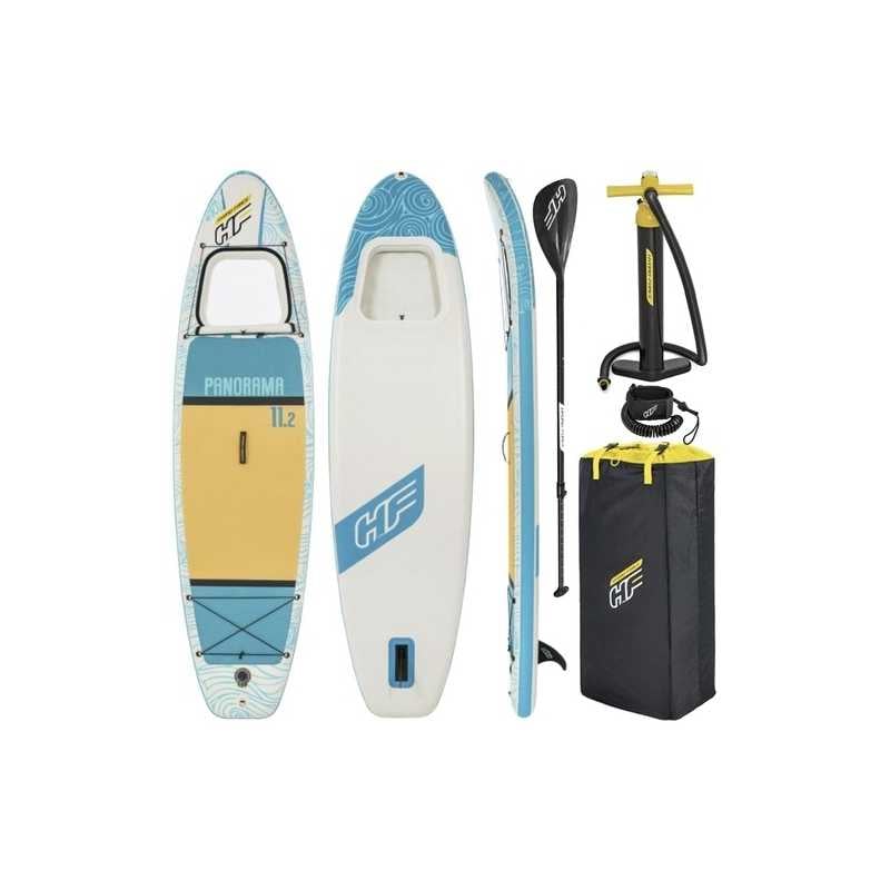 Paddle board sup pannello trasparente bestway 65363 340cm hydro-force panorama