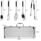 Utensili da barbecue - set di 5 accessori + valigetta Utensili da barbecue - set di 5 accessori + valigetta