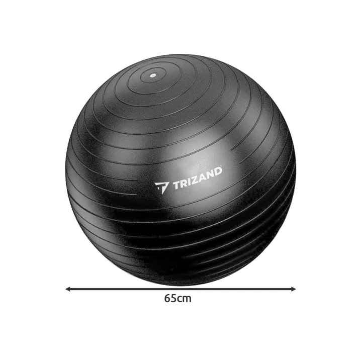 Palla da ginnastica 65cm con pompa trizand 19182
