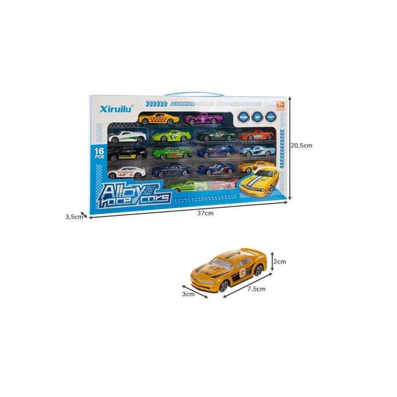 Piccoli modelli auto / molle 1:64 - 16 pz. kruzzel 20352