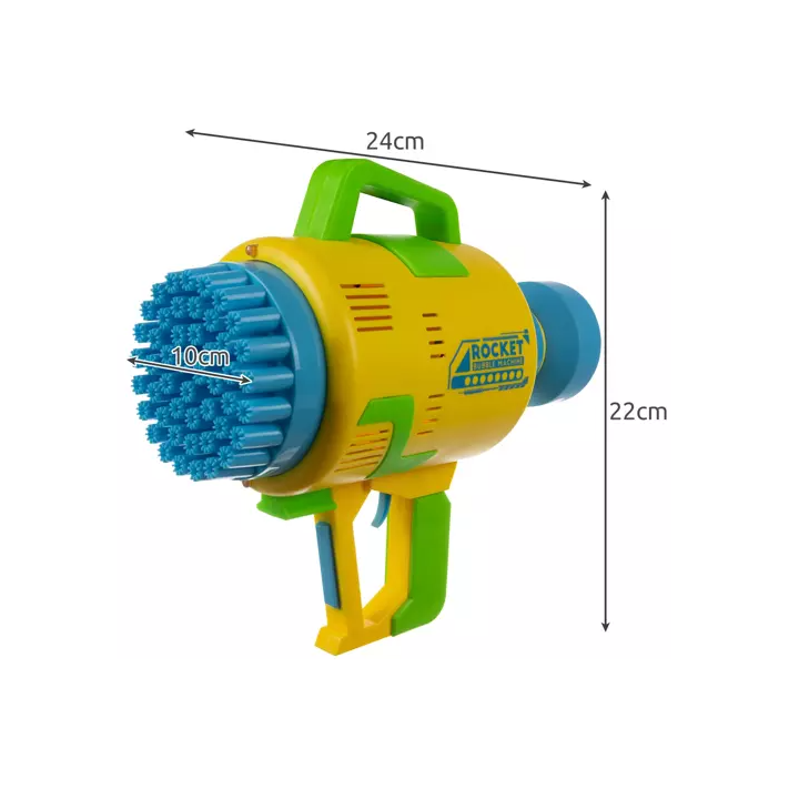 Macchina per bolle bazooka kruzzel 20933 pistola