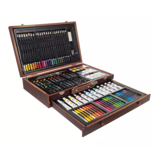 Kit pittura in valigia - 128 pezzi maaleo 21644
