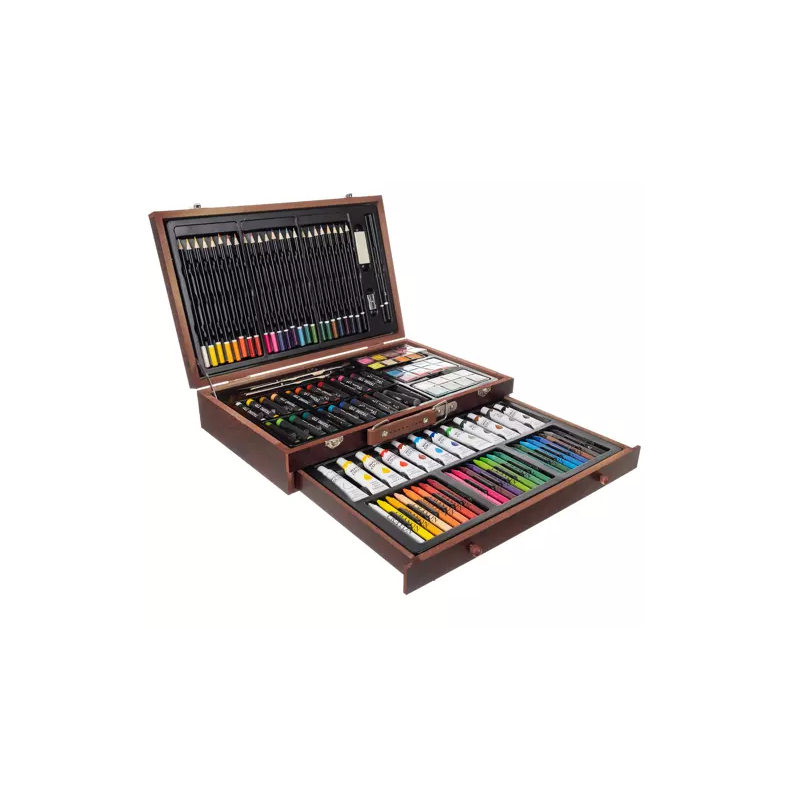 Kit pittura in valigia - 128 pezzi maaleo 21644