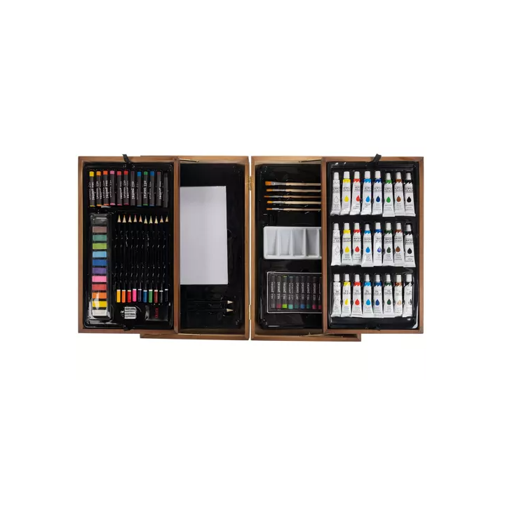 Kit pittura in valigia - 85 pz. maaleo 21633