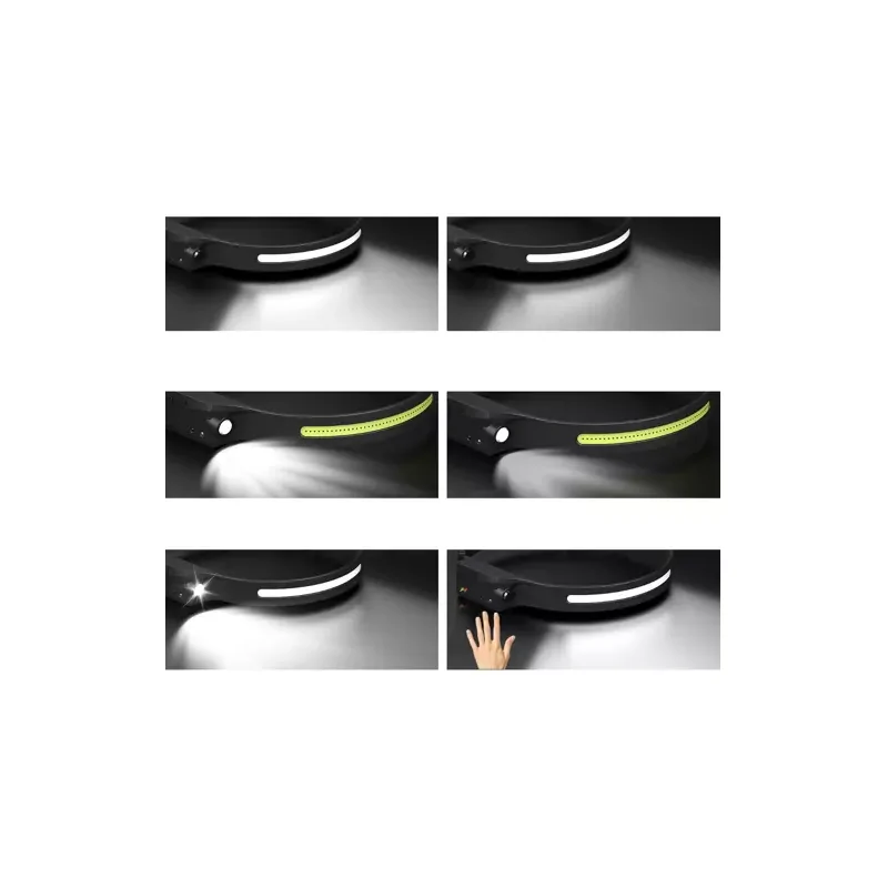 Lampada frontale a led usb trizand 21652