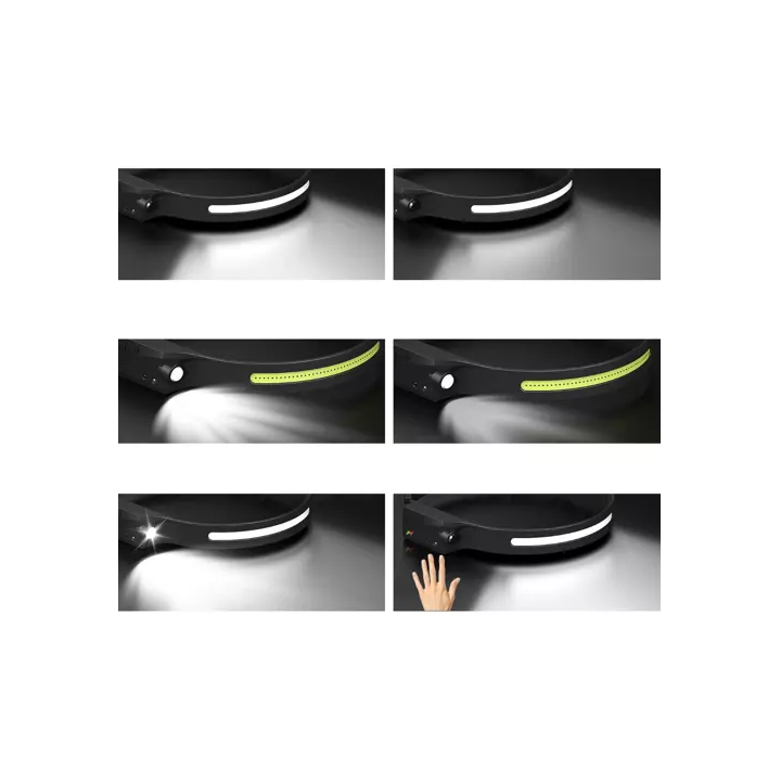 Lampada frontale a led usb trizand 21652