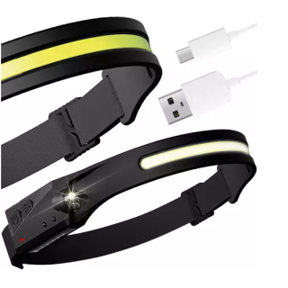 Lampada frontale a led usb trizand 21652