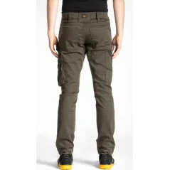 Jeans élastique confort multipoches couleur kaki rica lewis job Jeans élastique confort multipoches couleur kaki rica lewis job