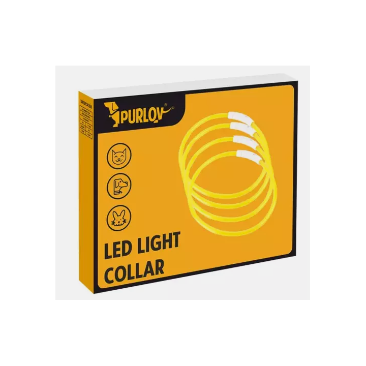 Collare regolabile con luce led