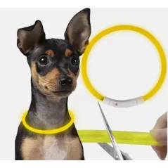 Collare regolabile con luce led