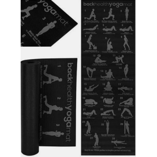 Tappetino yoga fitness con piano di esercizi