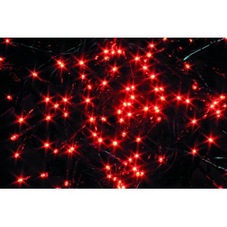 180 LED ROSSO C/GIOCHI L., CAVO ALIM. MT.1,5 - CAVO LUCI MT.5 X INT.