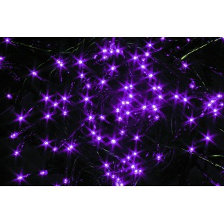 180 LED VIOLA C/GIOCHI L., CAVO ALIM. MT.1,5 - CAVO LUCI MT.5 X INT.
