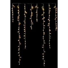 TENDA SFALSATA 680 LED BIANCO CALDO EFFETTO NEVICATA REGOLABILE, 6 X 1,5 M , C/TRASF IP44