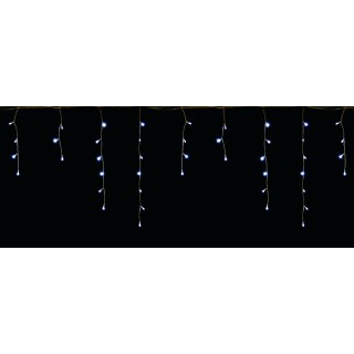 TENDA SFALSATA 64 LED BIANCHI E GIOCHI L., CM.300X60, A BATT., X EST.