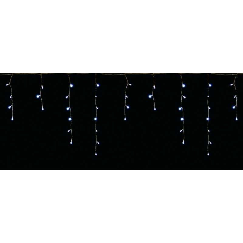TENDA SFALSATA 64 LED BIANCHI E GIOCHI L., CM.300X60, A BATT., X EST. TENDA SFALSATA 64 LED BIANCHI E GIOCHI L., CM.300X60, A BATT., X EST.