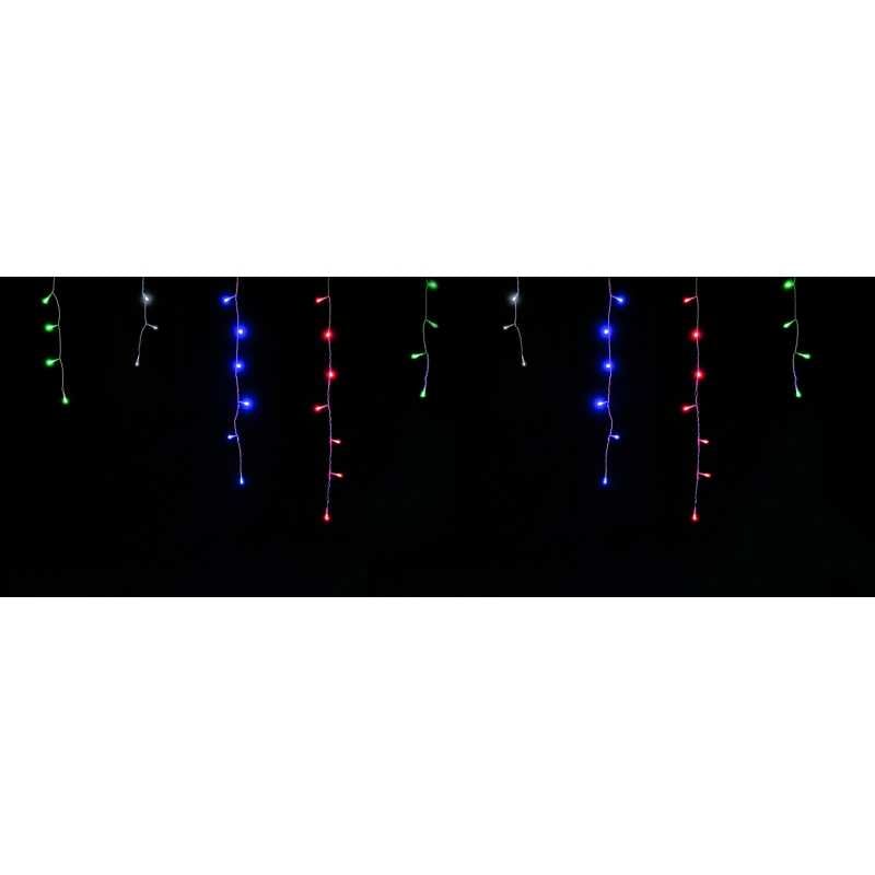 TENDA SFALSATA 64 LED MULTI E GIOCHI L., CM.300X60, A BATT., X EST. TENDA SFALSATA 64 LED MULTI E GIOCHI L., CM.300X60, A BATT., X EST.
