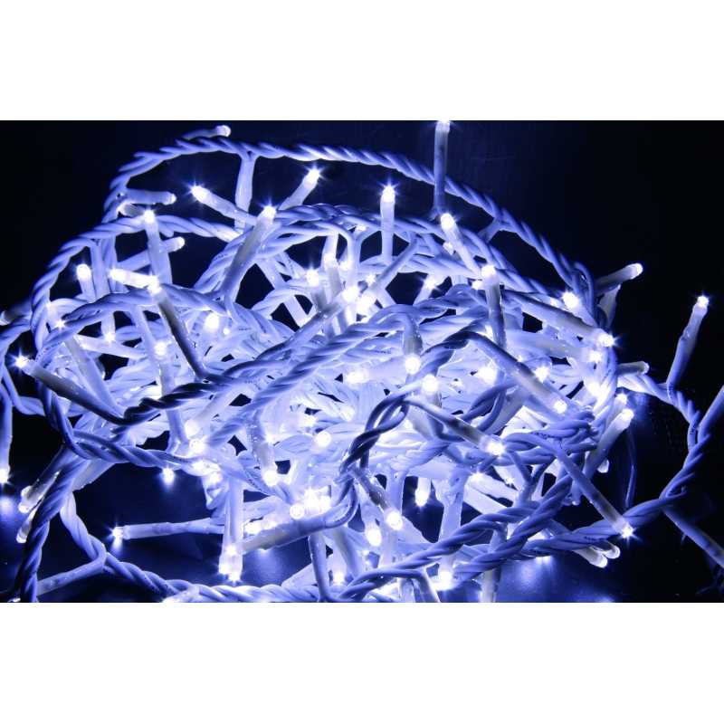 LUCI NATALE 180 LED BIANCHI CAVO BIANCO, CAVO MT.1,5, LUCI MT.5 LUCI NATALE 180 LED BIANCHI CAVO BIANCO, CAVO MT.1,5, LUCI MT.5