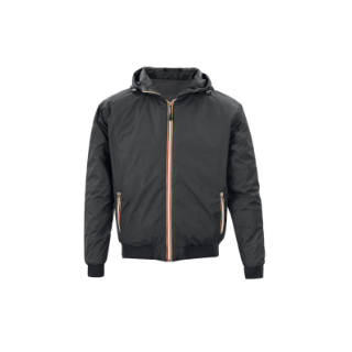 Giubbotto nylon/poliestere grigio/verde