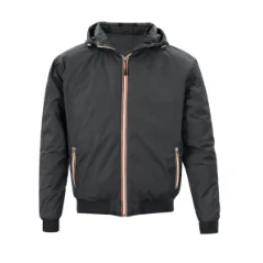 Giubbotto nylon/poliestere grigio/verde