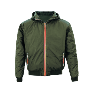 copy of Giubbotto nylon/poliestere grigio/verde