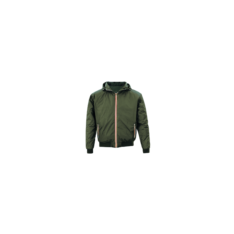Giubbotto nylon/poliestere verde