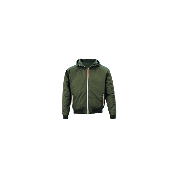 Giubbotto nylon/poliestere verde
