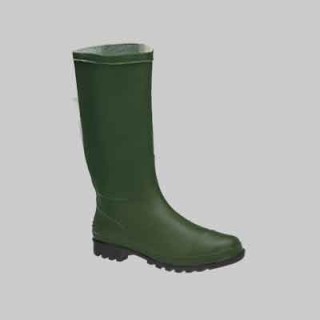 Stivali in pvc mod. ginocchio colore verde