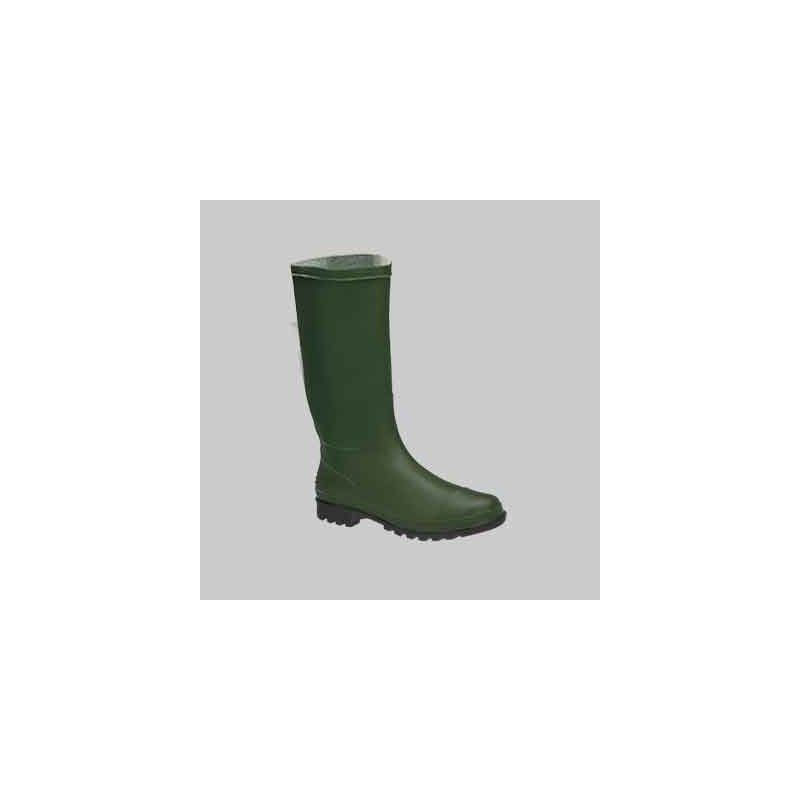 Stivali in pvc mod. ginocchio colore verde
