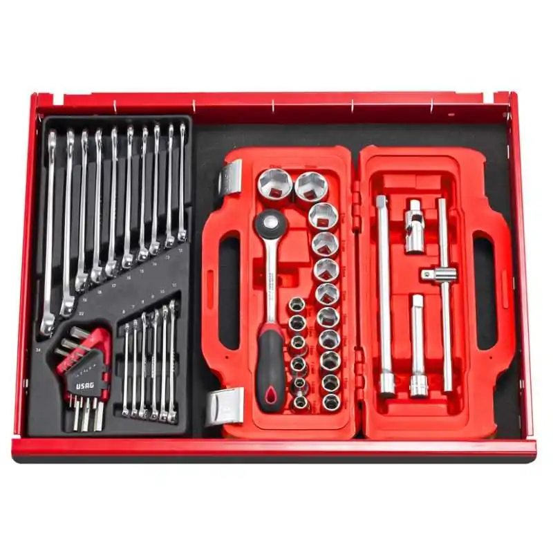 Boîte modulaire assortie avec douilles hexagonales