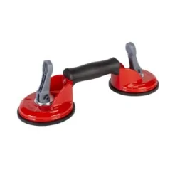 Double ventouse pour surfaces lisses