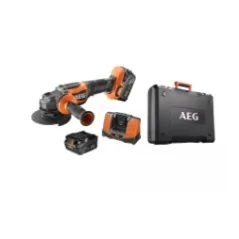 Aeg Kit Smerigliatrice Angolare 125 mm Brushless 18V DMS