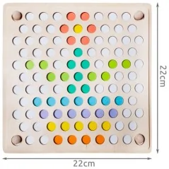Puzzle de perles en bois Puzzle de perles en bois