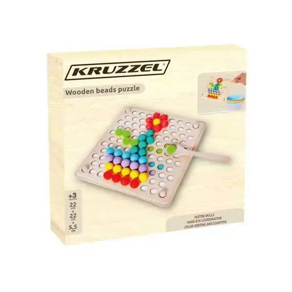 Puzzle de perles en bois Puzzle de perles en bois