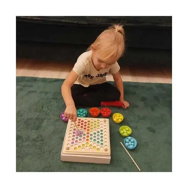 Puzzle de perles en bois Puzzle de perles en bois