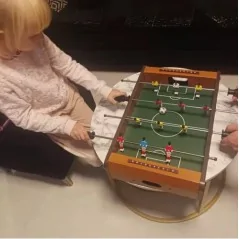 Calcio balilla da tavolo