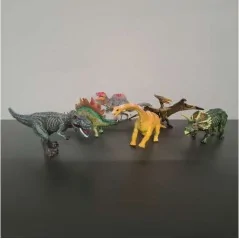 Dinosaures - figurines mobiles, 6 pcs. Dinosaures - figurines mobiles, 6 pcs.