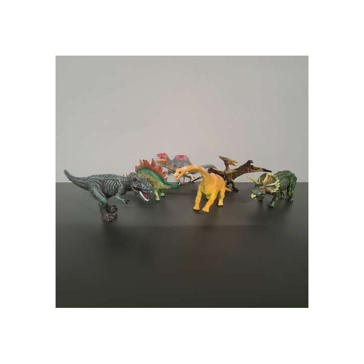 Dinosaures - figurines mobiles, 6 pcs.
