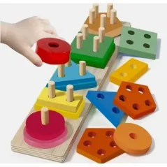 Puzzle di legno con figure Puzzle di legno con figure