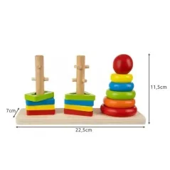 Puzzle in legno con ostacoli