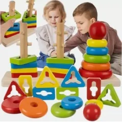 Puzzle in legno con ostacoli Puzzle in legno con ostacoli