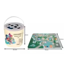 Blocs en bois - ville 100 pcs