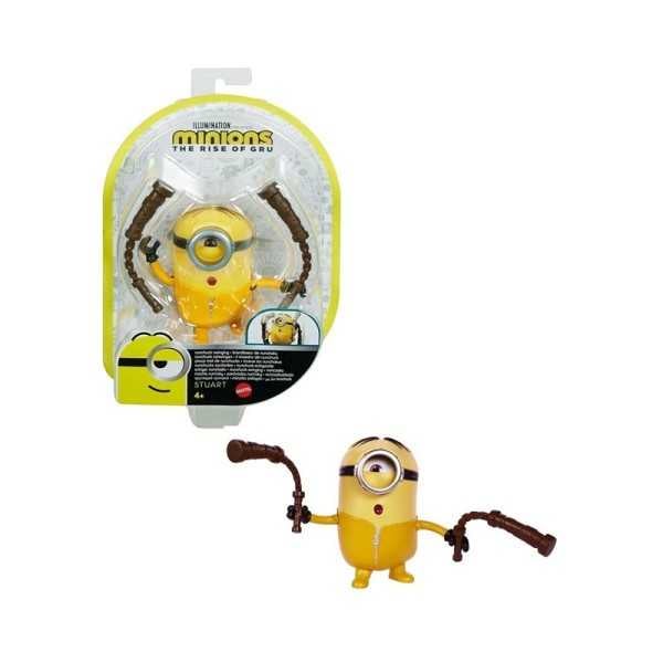Mattel Minions Play Figure 10cm Stuart Nunchuck S