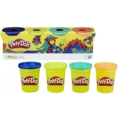 Argile Play-Doh 4 pièces 448 grammes assorties 7,5x
