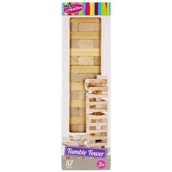 Coffret de jeu tour en bois 8x29x8 md26