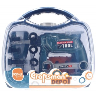 Coffre à outils + accessoires valise 30x28x8 m3