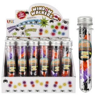 Jeu de course d'araignées au verre 7 pièces 3x14x3 mc24/x/2